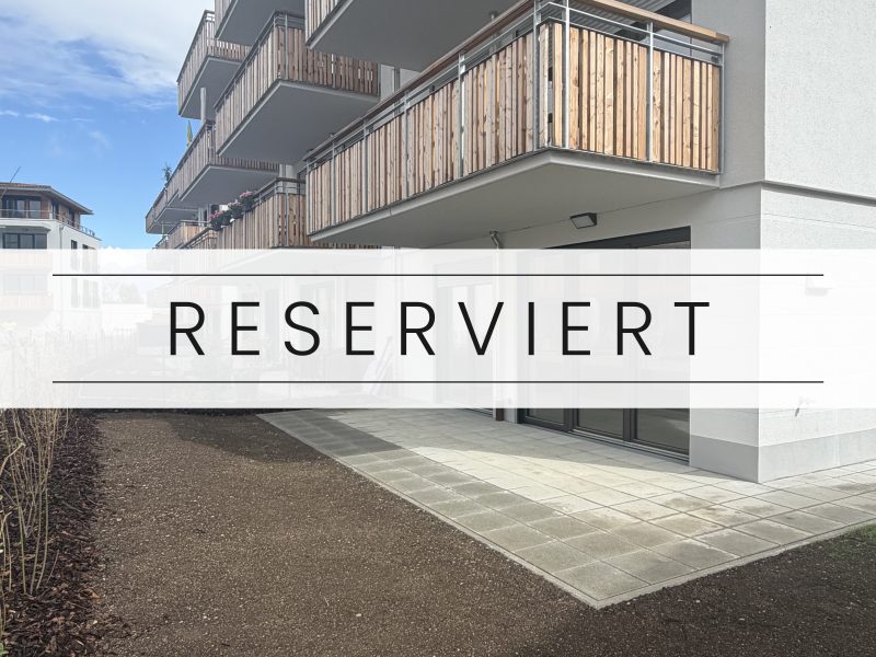 3 Zimmer Terrassenwohnung in herrlicher Lage im Oberland -Neubau-